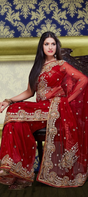 Latest Indian Bridal Wedding Saree Designs Collection 2015-2016 (1)