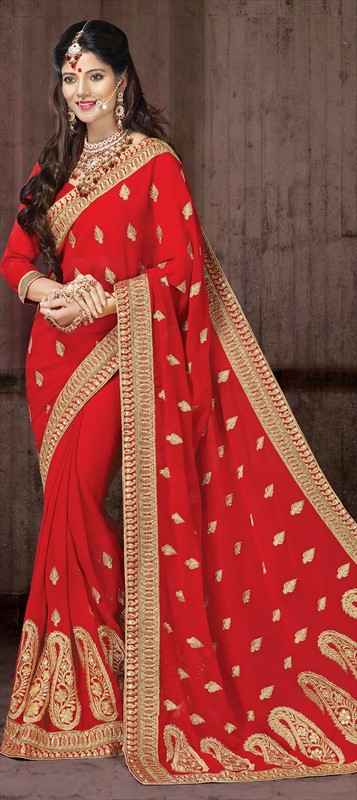 Latest Indian Bridal Wedding Saree Designs Collection 2015-2016 (11)
