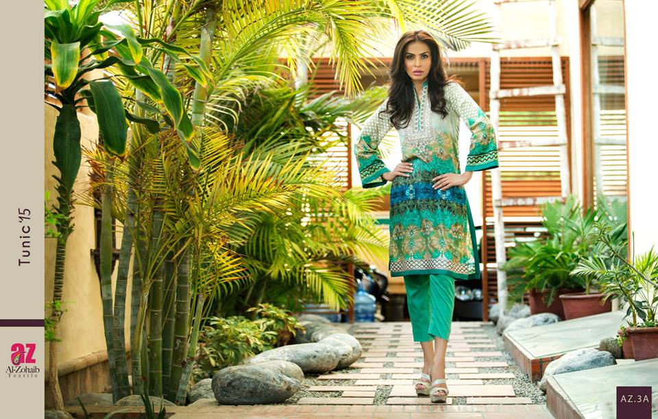 Maheen Tunics Collection 2015-2016 by Al-Zohaib Textiles (10)