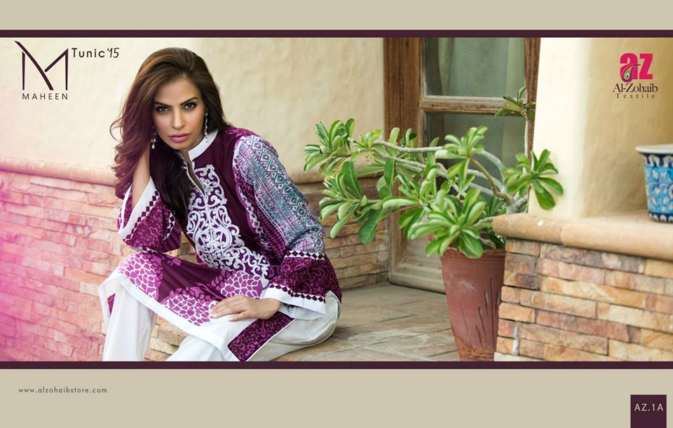 Maheen Tunics Collection 2015-2016 by Al-Zohaib Textiles (13)