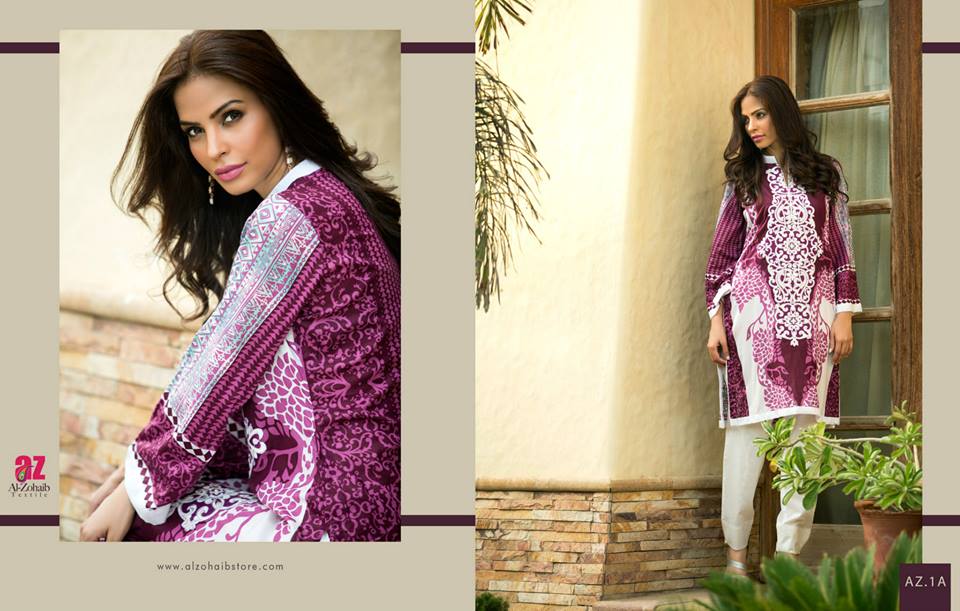 Maheen Tunics Collection 2015-2016 by Al-Zohaib Textiles (8)