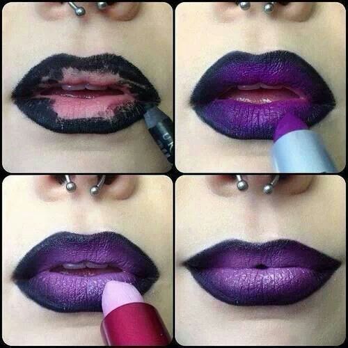 Pastel Lips-step by step pastel lip makeup (2)
