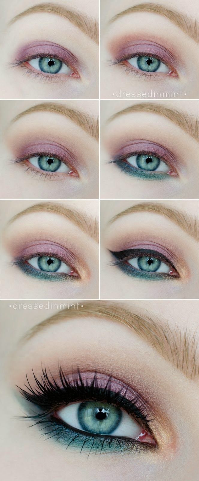 pastel eye makeup tutorial  (1)