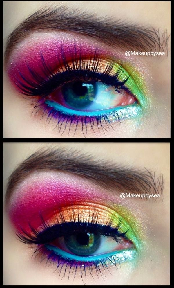 pastel eye makeup tutorial  (2)