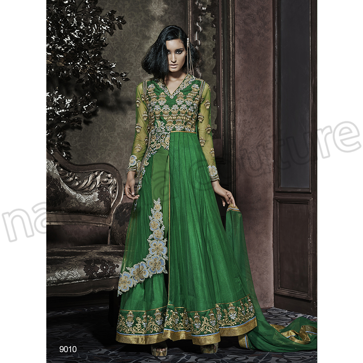 Latest Floor Length Anarkali Dresses & Frocks Collection 2015-2016 (15)