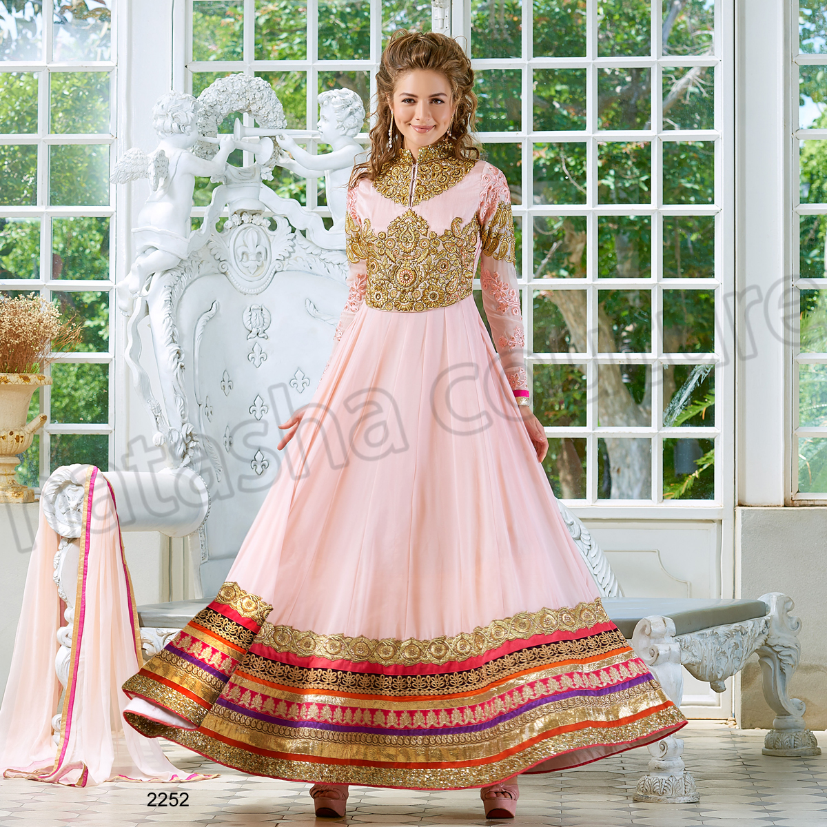 Latest Floor Length Anarkali Dresses & Frocks Collection 2015-2016 (25)