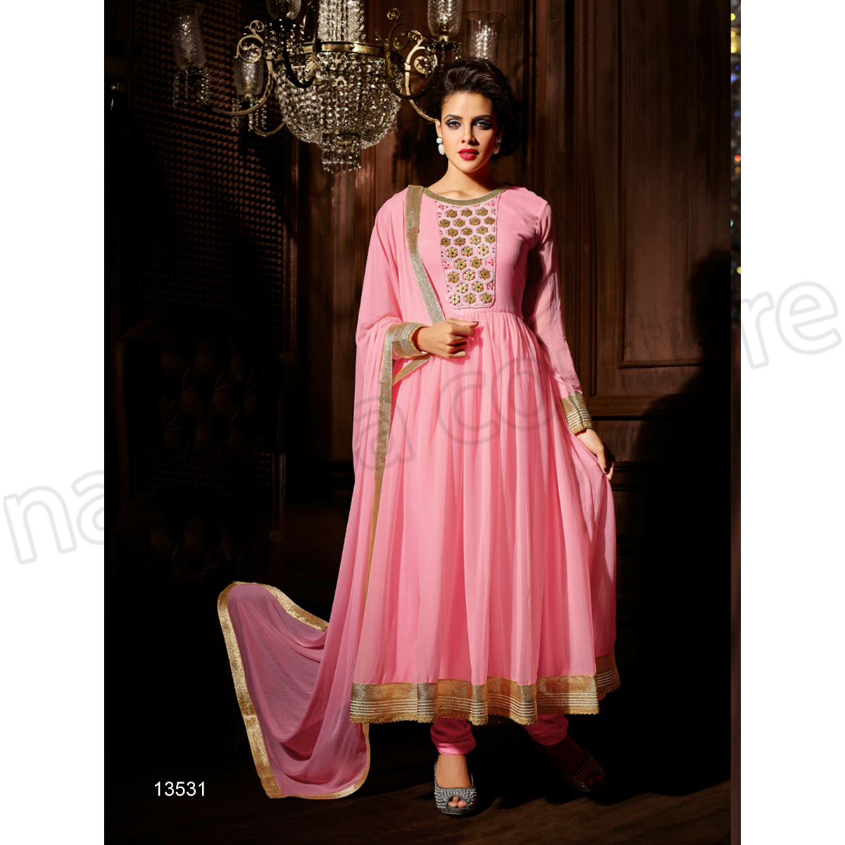 Latest Floor Length Anarkali Dresses & Frocks Collection 2015-2016 (27)