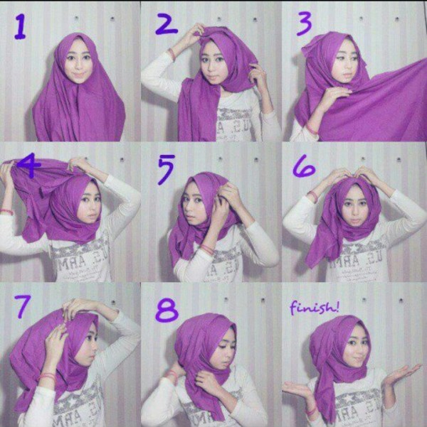 Latest Hijab Styles Tutorials & Designs 2015-2016 (20)