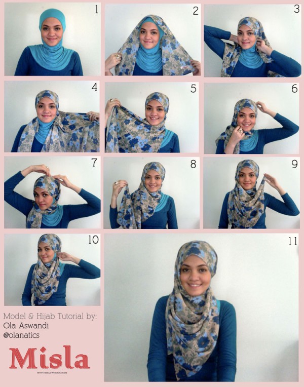 Latest Hijab Styles Tutorials & Designs 2015-2016 (24)