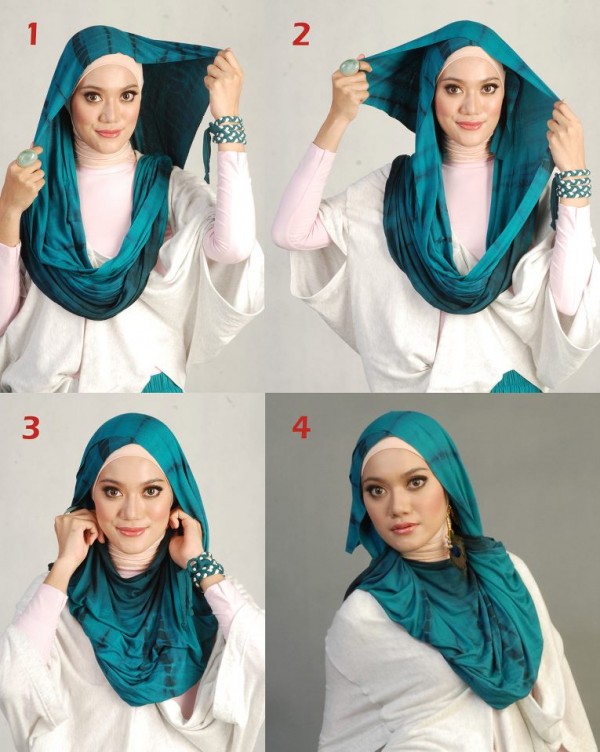 Latest Hijab Styles Tutorials & Designs 2015-2016 (8)