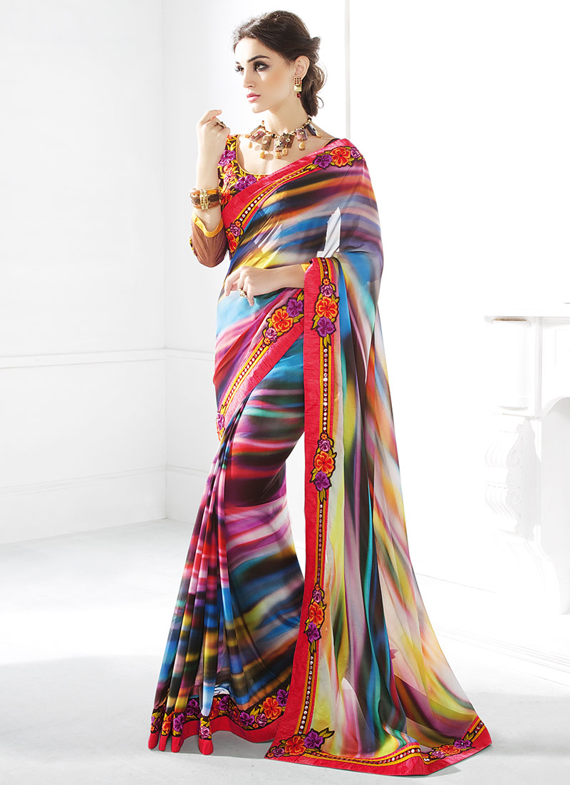 Latest Indian Party Wear Sarees Collection 2015-2016 (14)
