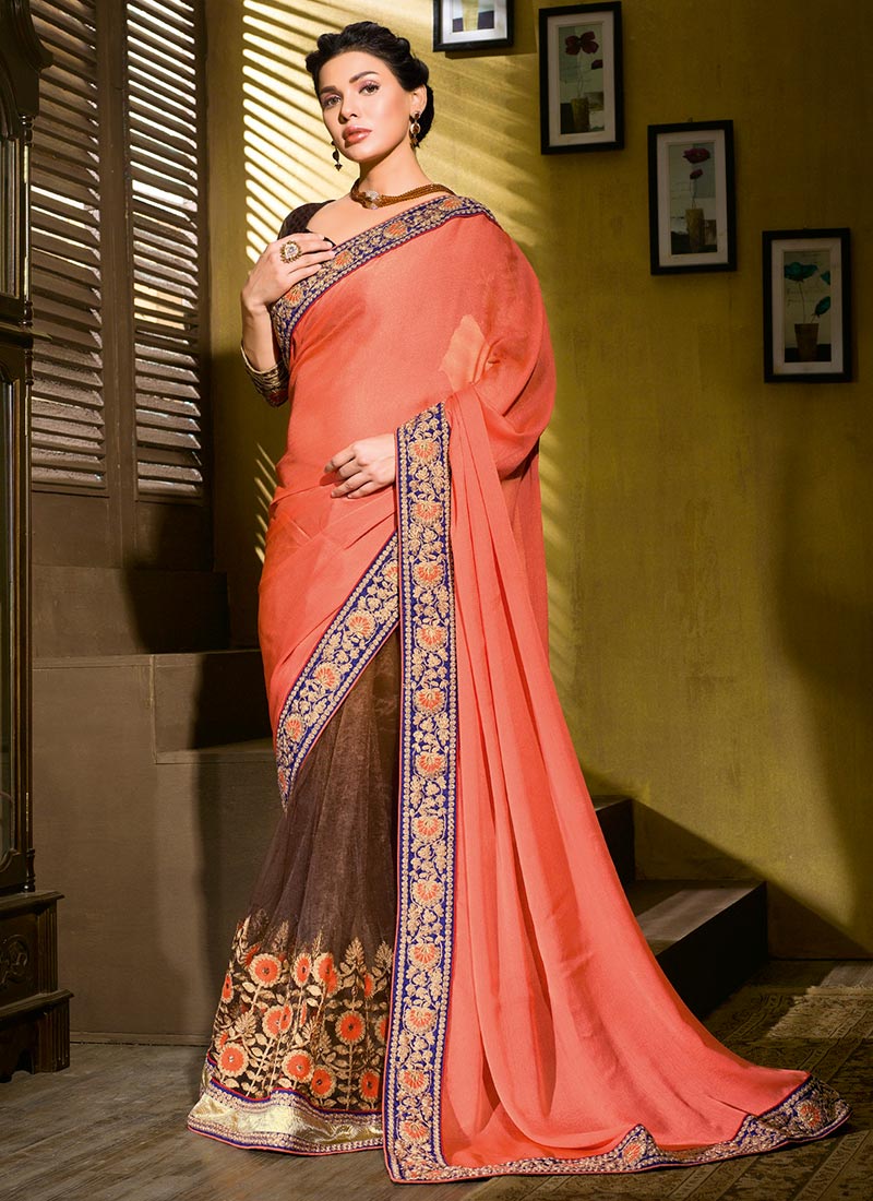 Latest Indian Party Wear Sarees Collection 2015-2016 (20)