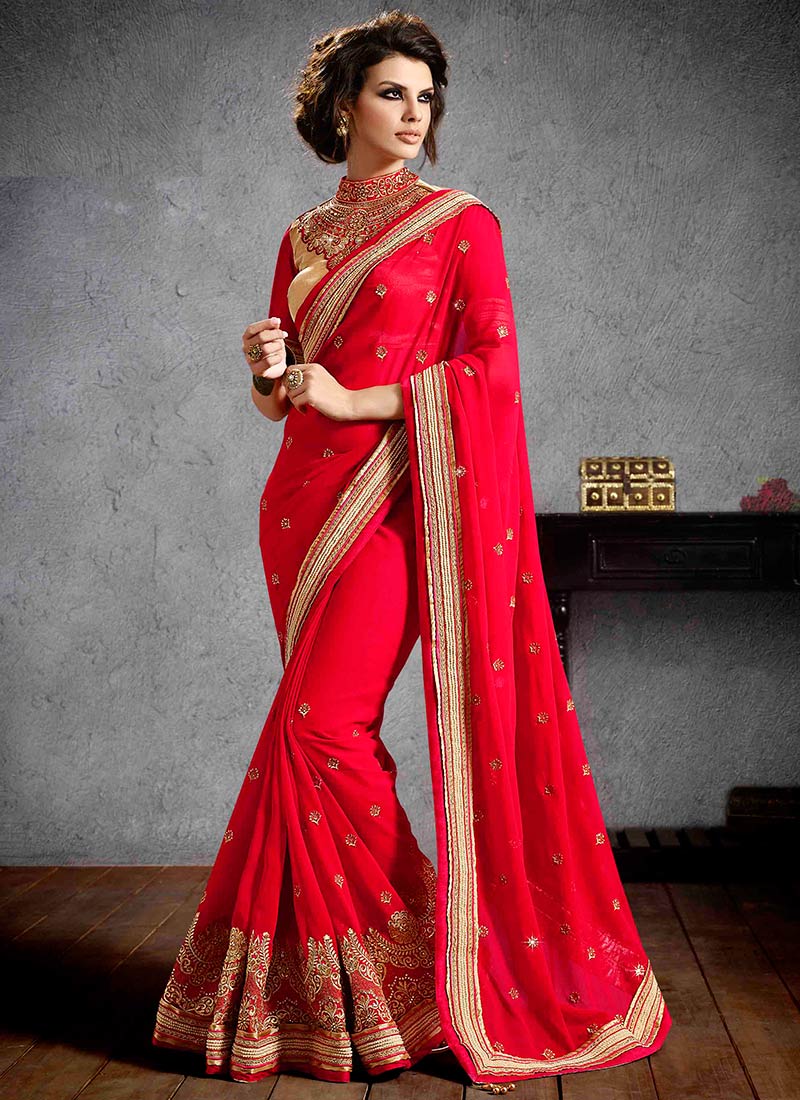 Latest Indian Party Wear Sarees Collection 2015-2016 (25)