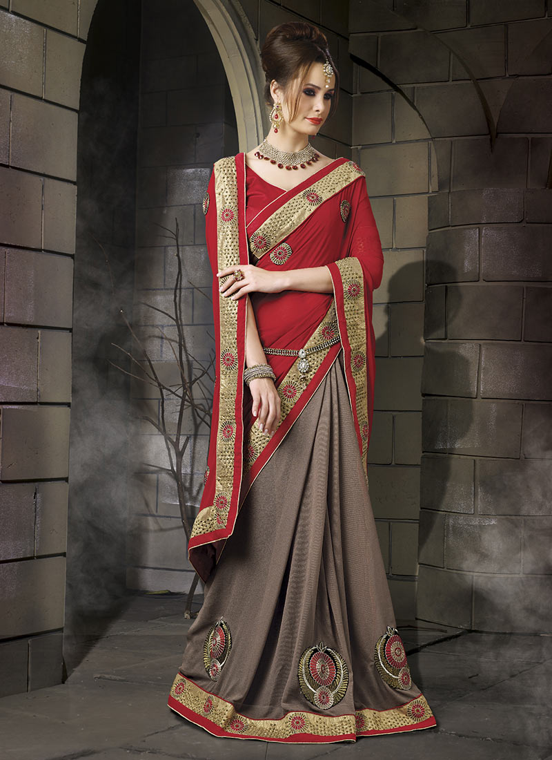 Latest Indian Party Wear Sarees Collection 2015-2016 (27)