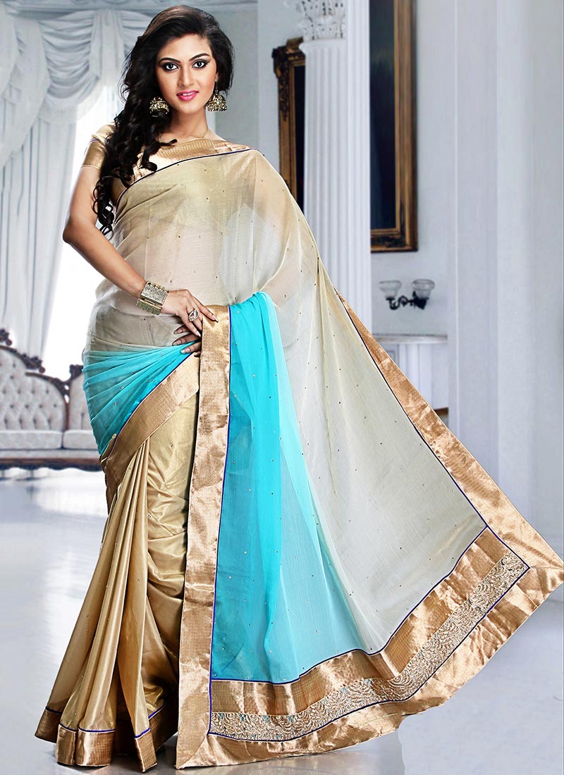 Latest Indian Party Wear Sarees Collection 2015-2016 (33)