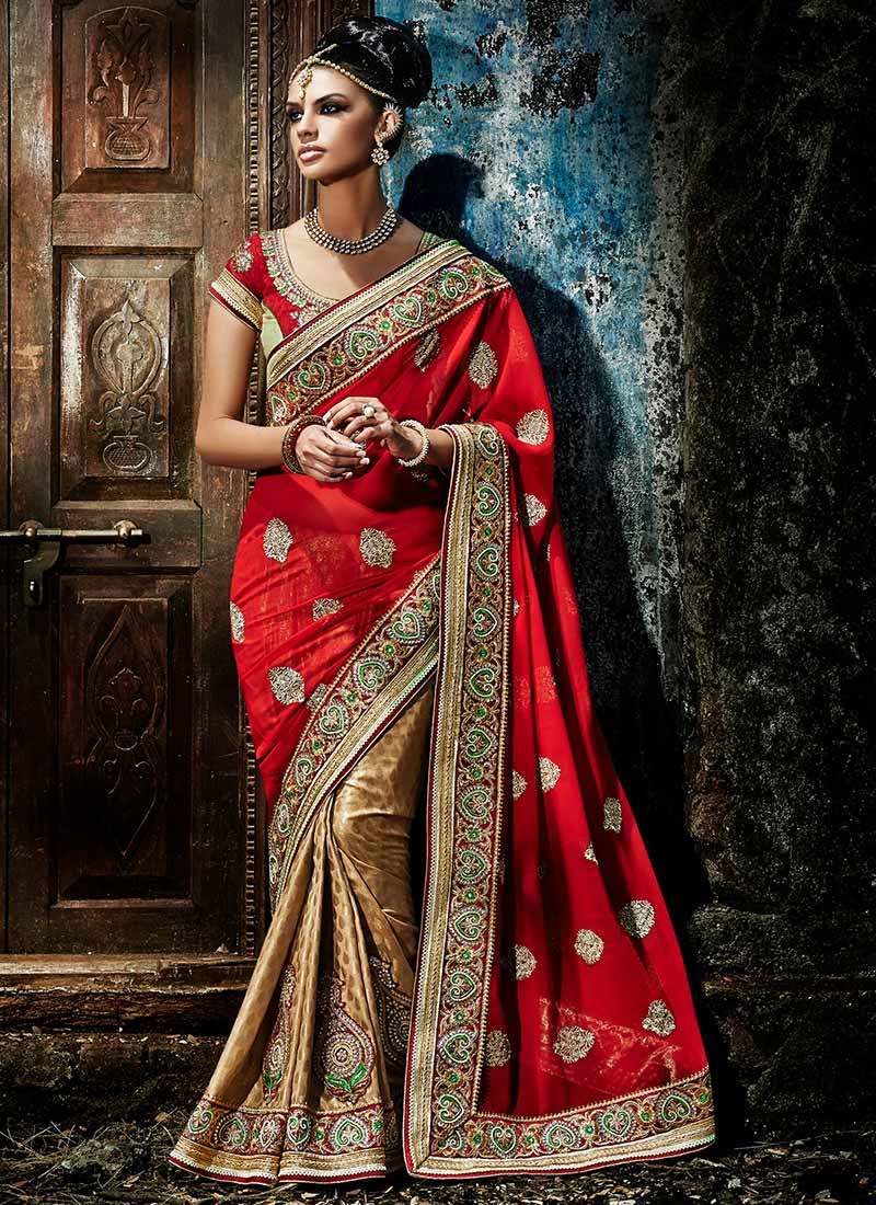 Latest Indian Party Wear Sarees Collection 2015-2016 (35)