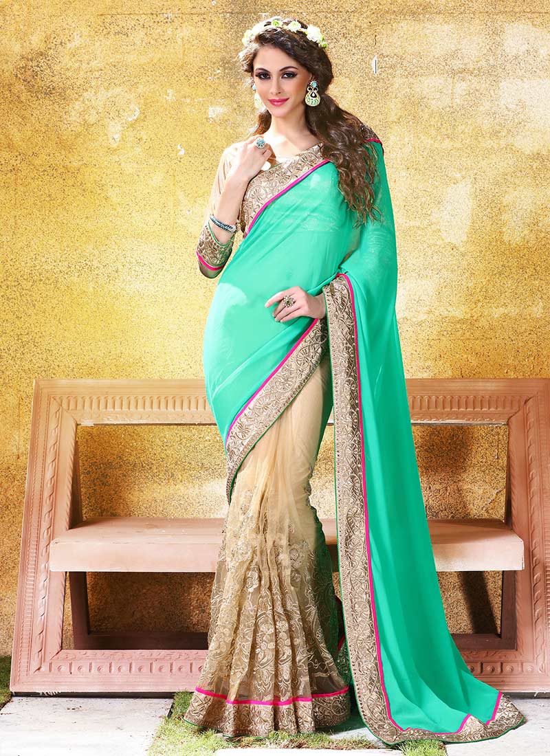 Latest Indian Party Wear Sarees Collection 2015-2016 (5)