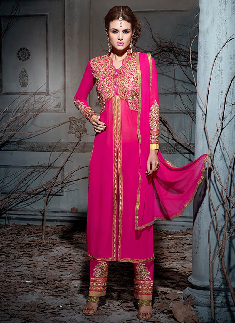 Latest Straight Pant Suits Collection for Women 2015-2016 (18)