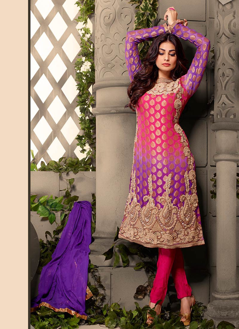 Latest Straight Pant Suits Collection for Women 2015-2016 (20)
