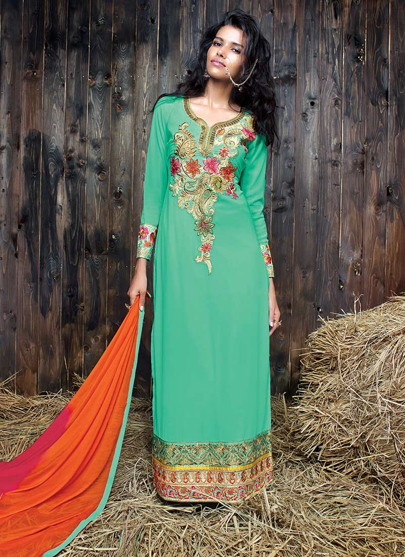 Latest Straight Pant Suits Collection for Women 2015-2016 (5)