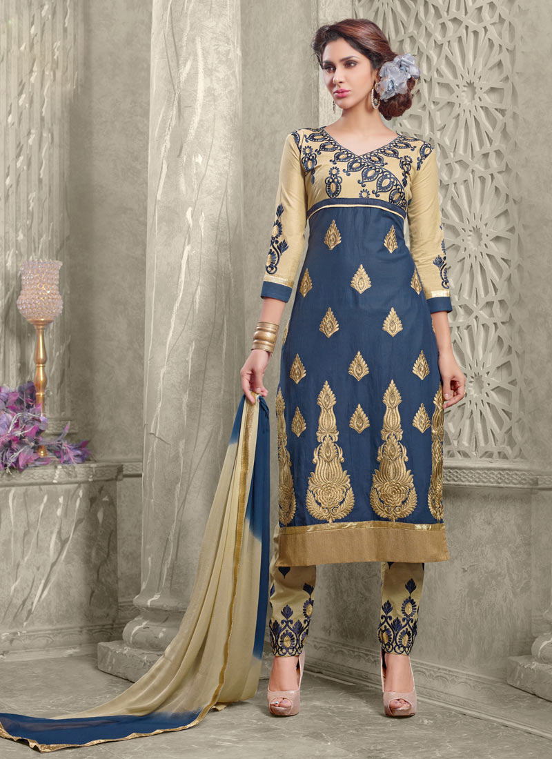 Latest Straight Pant Suits Collection for Women 2015-2016 (8)
