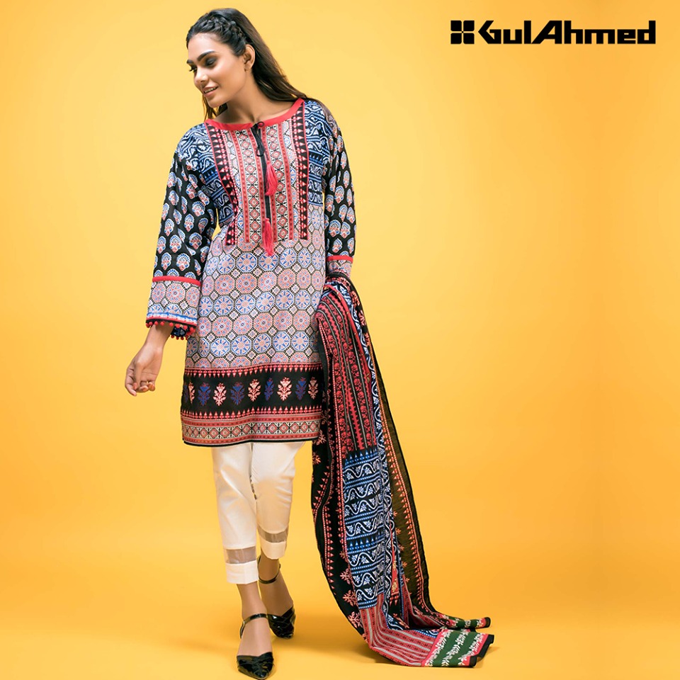 Gul Ahmed Latest Winter Dresses