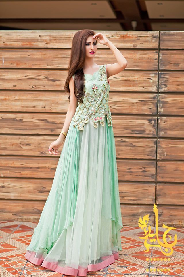 Indian Party Wear Frocks & dresses 2015-2016 (3)