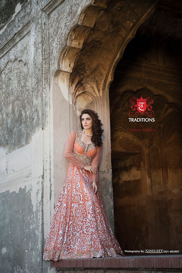 Indian Party Wear Frocks & dresses 2015-2016 (9)