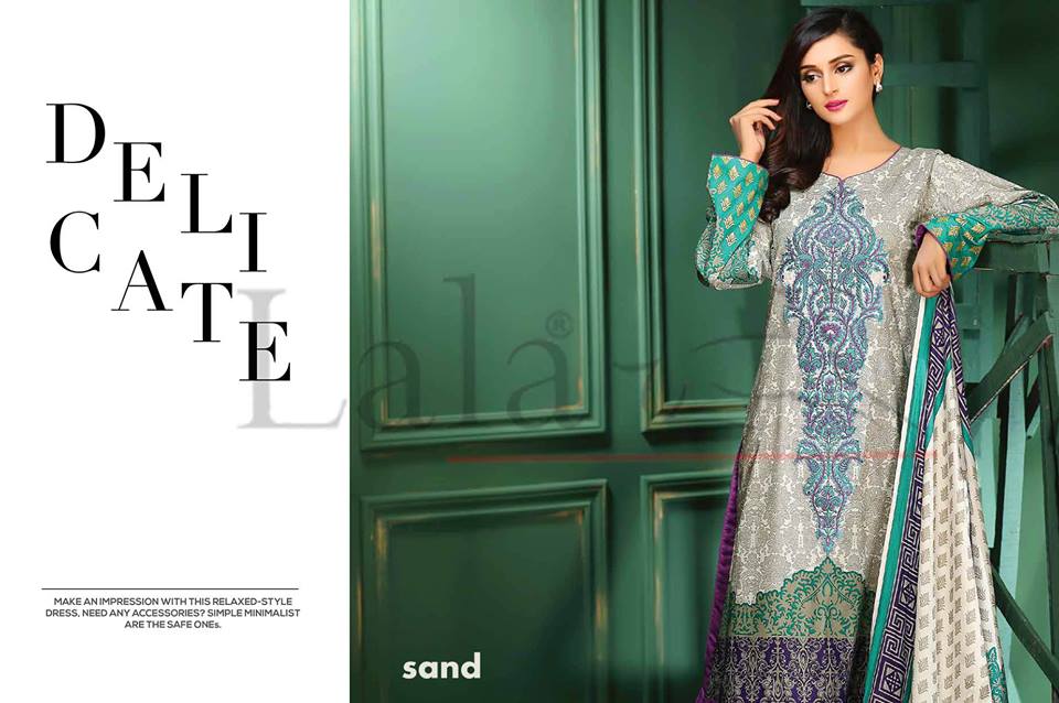 Lala Winter Embroidered Cotton-Linen Dresses 2015-2016 (10)