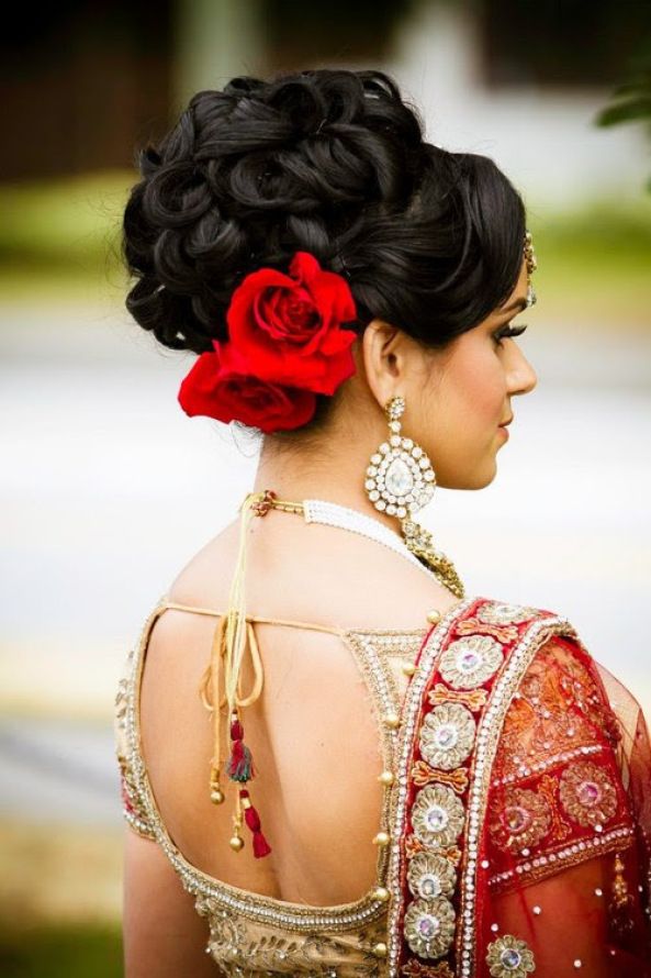 Latest Indian Bridal Wedding Hairstyles Collection 2015-2016 (33)