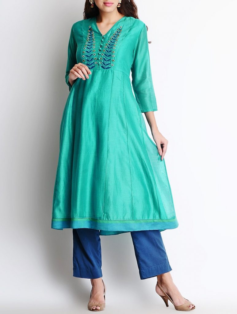 Latest Winter Shirts & Kurtis Designs Collection 2015-2016 (18)