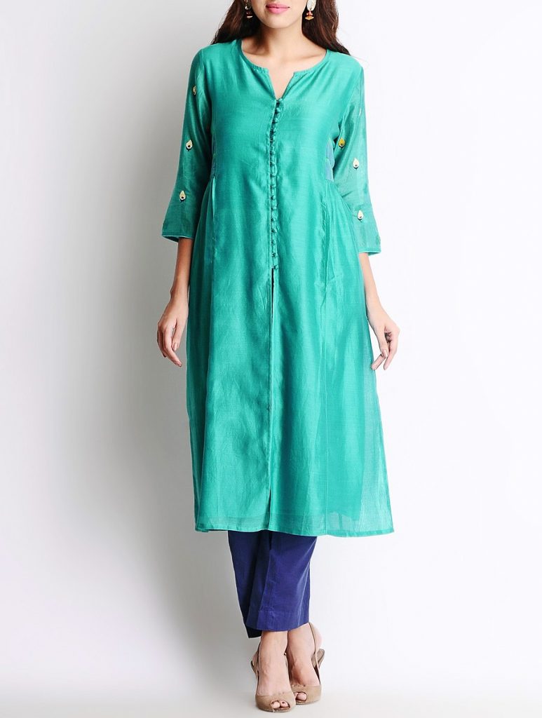 Latest Winter Shirts & Kurtis Designs Collection 2015-2016 (19)