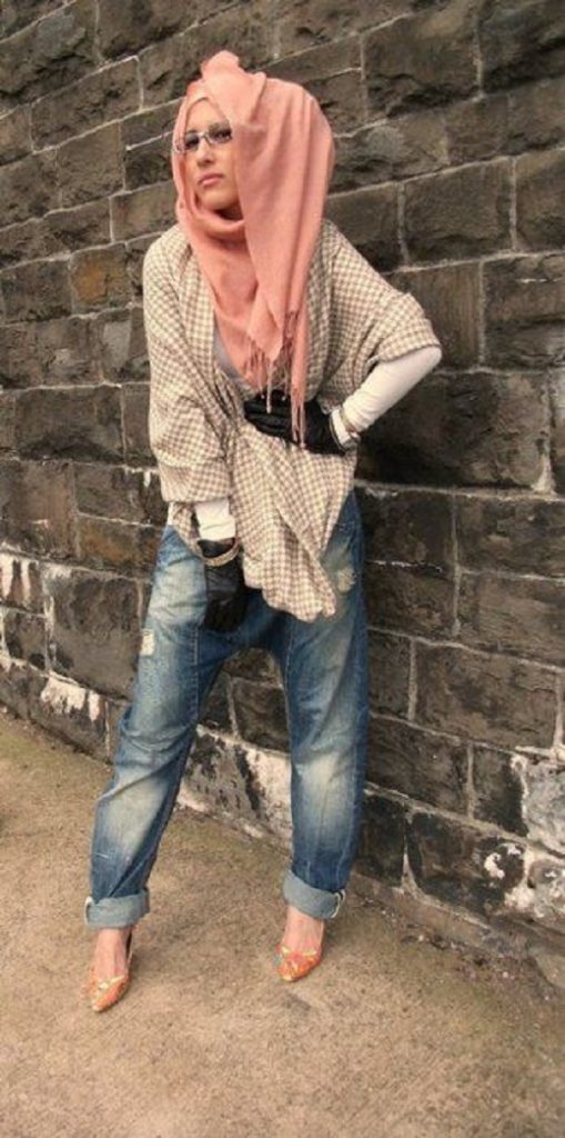 Casual Wear Hijab Styles with Jeans Trends 2016-2017 (11)