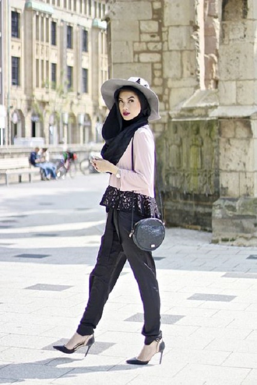 Casual Wear Hijab Styles with Jeans Trends 2016-2017 (22)