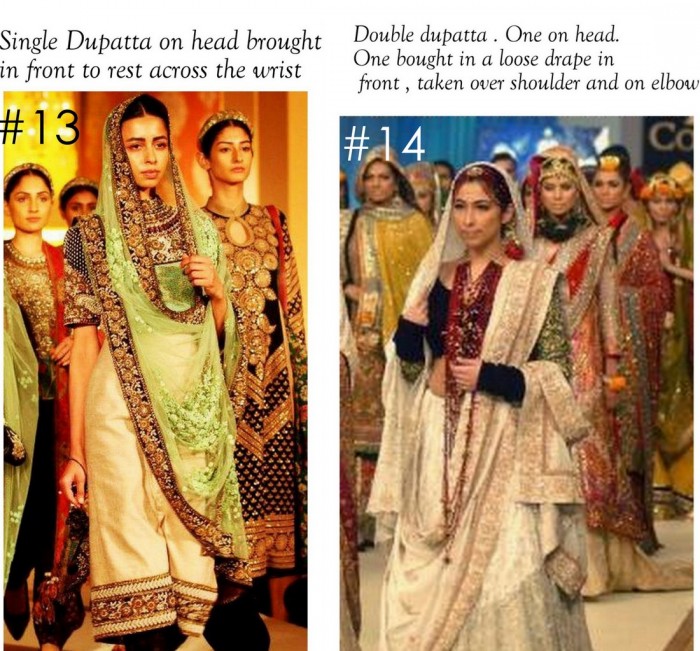 10 Best Ways to Style & Drape Dupattas for Indian & Pakistani Brides (1)