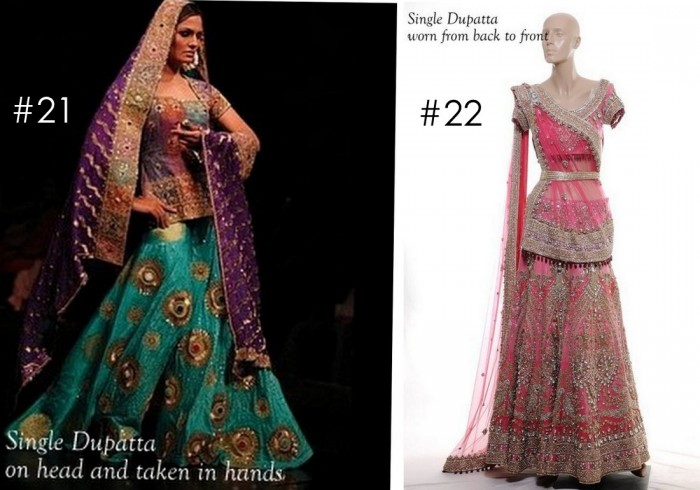 10 Best Ways to Style & Drape Dupattas for Indian & Pakistani Brides (10)