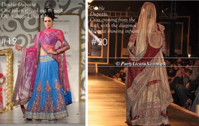 10 Best Ways to Style & Drape Dupattas for Indian & Pakistani Brides (9)