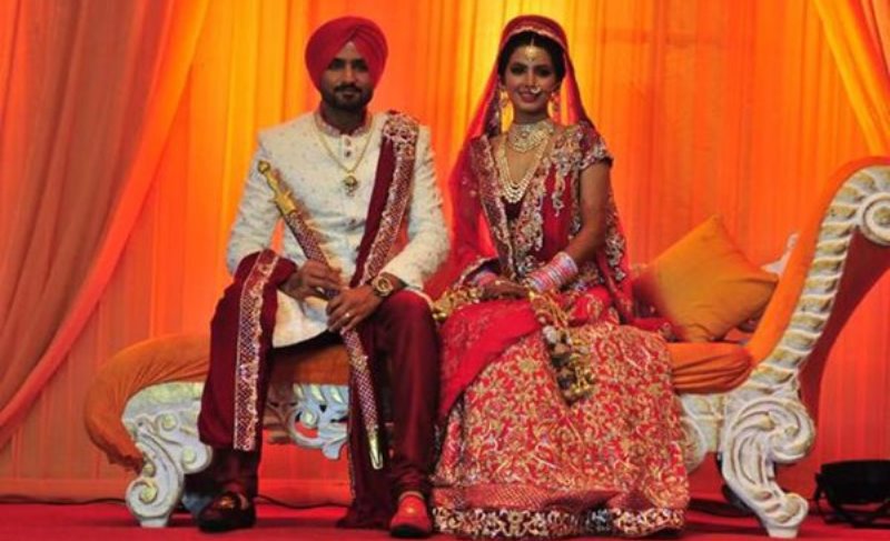 Geeta Basra- Top 10 Famous Indian Celebrity Wedding Dresses Trends (2)