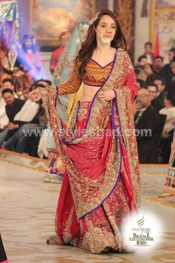 pakistani lehenga design