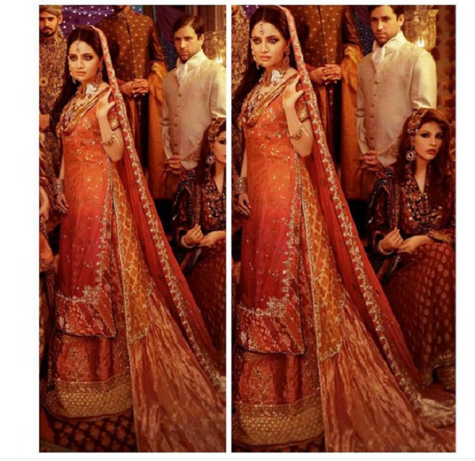 garara style for mehndi