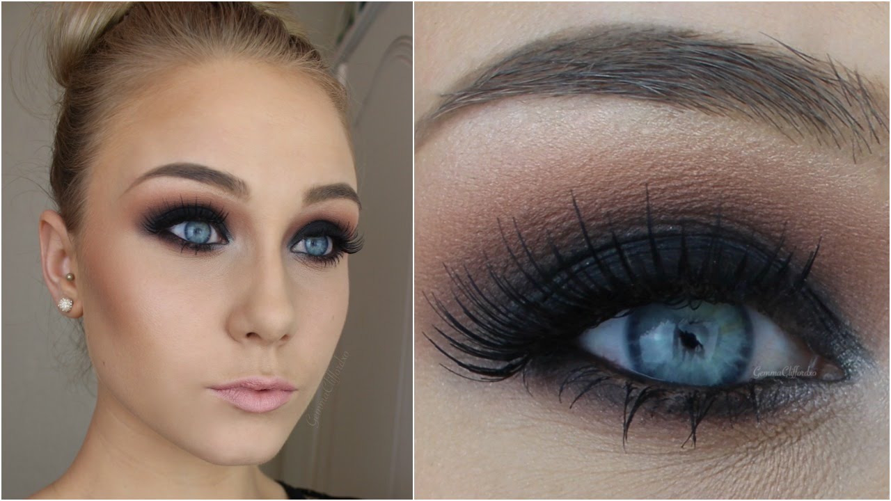 Black Smokey Eyes Makeup Tutorial Step by Step (16)