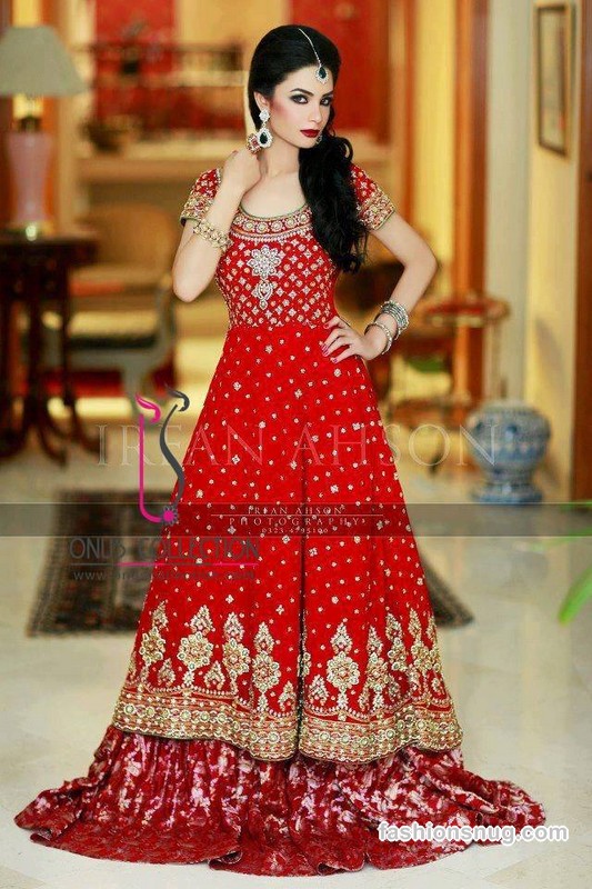 Bridal Barat Wedding Dresses Trends 2016-2017 Collection (3)