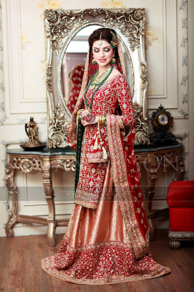 Latest Bridal Barat Wedding Dresses Trends 2016-2017 Collection (13)