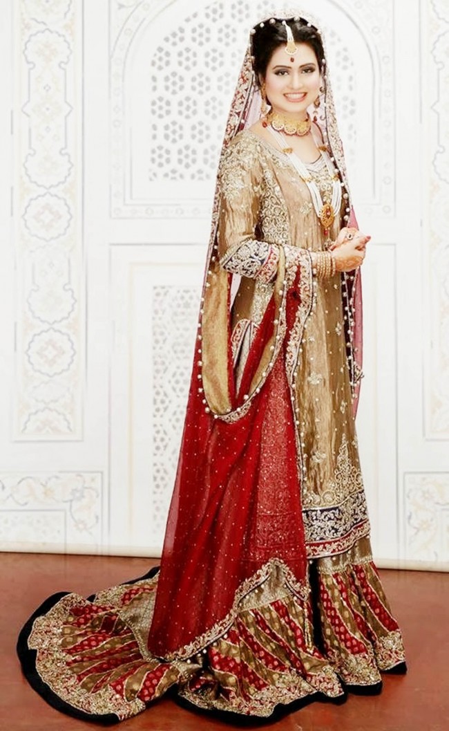 Latest Bridal Barat Wedding Dresses Trends 2016-2017 Collection (27)