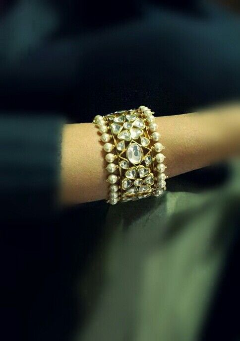 Kundan Jewellery Latest Designs & Trends for Asian Women- Bracelets