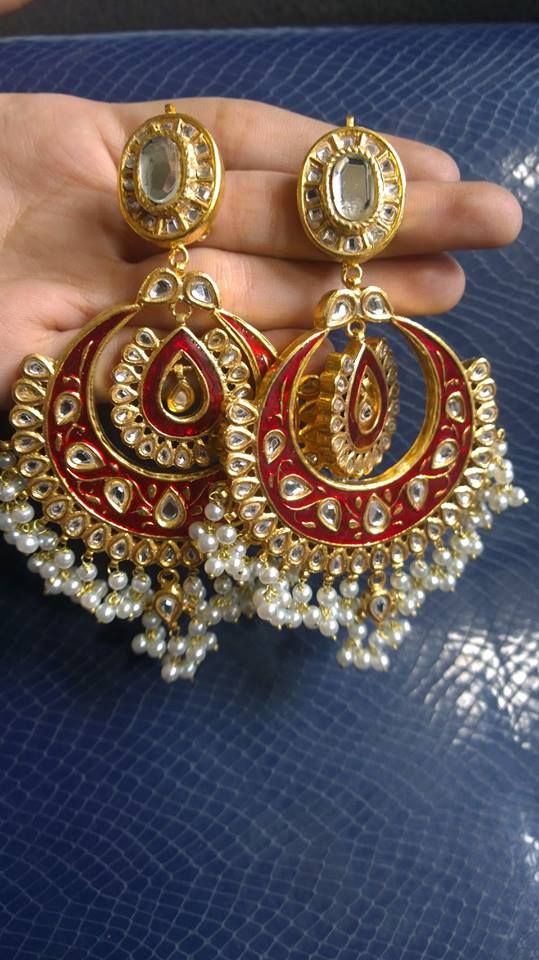 Kundan Jewellery Latest Designs & Trends for Asian Women- Jhumkas