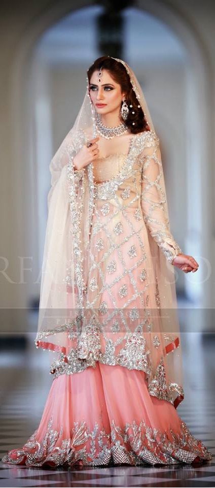 Latest Bridal Engagement Dresses Designs 2016-2017 Collection (4)