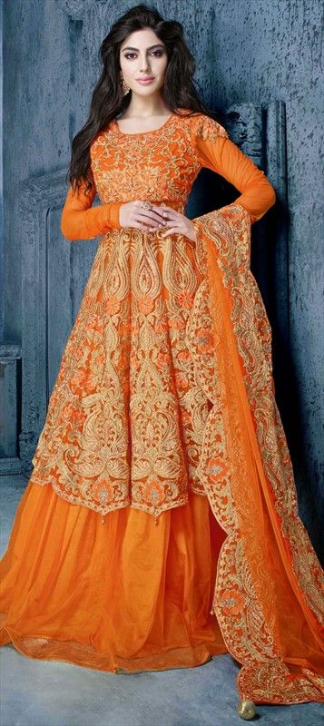 Latest Party Wear & Fancy Wedding Frock Designs Collection 2016-2017 (46)