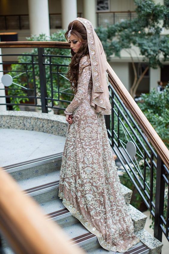 long tail pakistani wedding dresses
