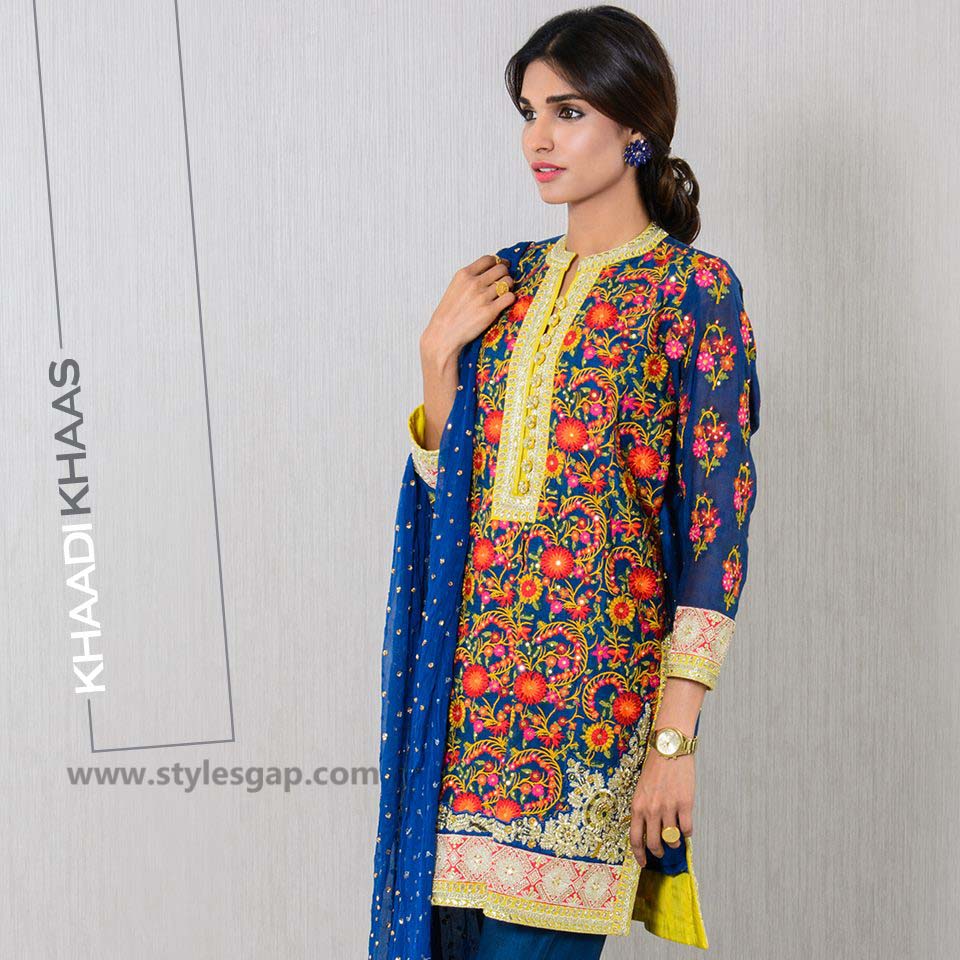 Khaadi Printed & Embroidered Tunics Designs Collection 2016-2017 (1)